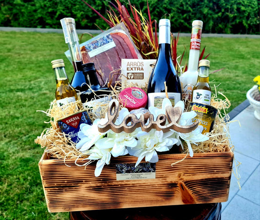 Geschenkkorb "Holzkiste" - Leer