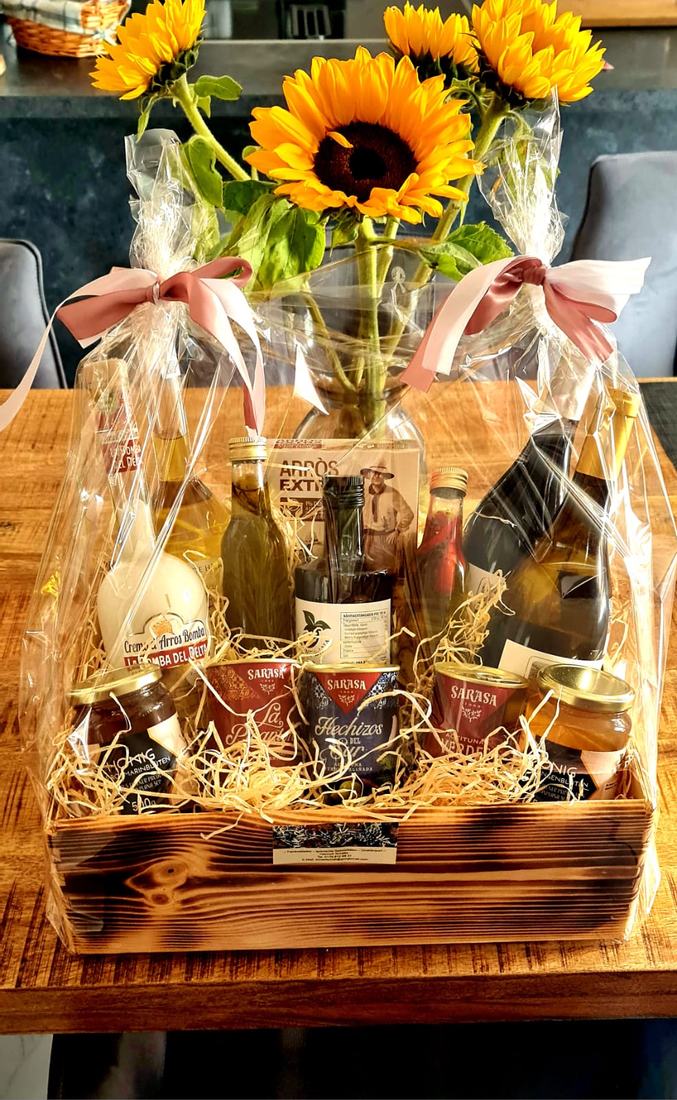 Geschenkkorb "Holzkiste" - Leer